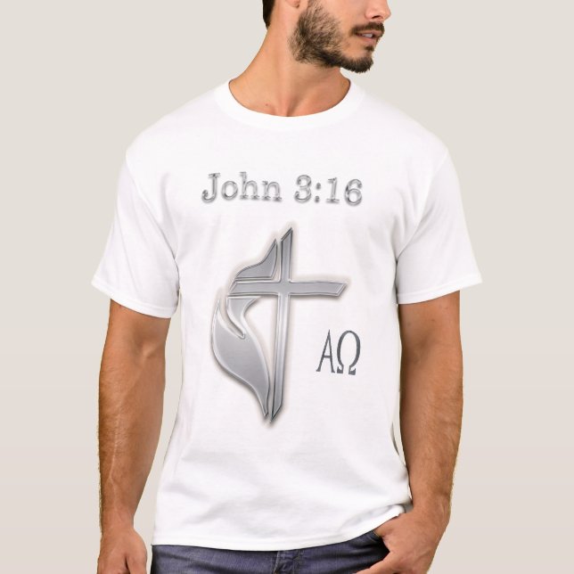 John 3:16 t-shirts (Frente)