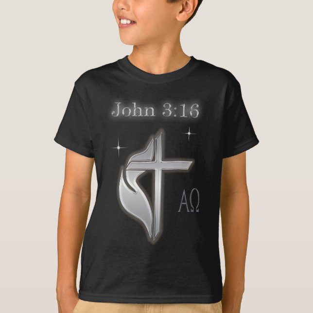 John 3:16 t-shirts (Frente)