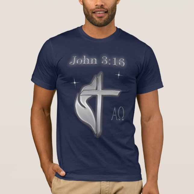 John 3:16 t-shirts (Frente)