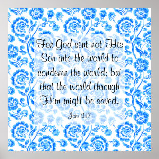 John 3:17 Poster