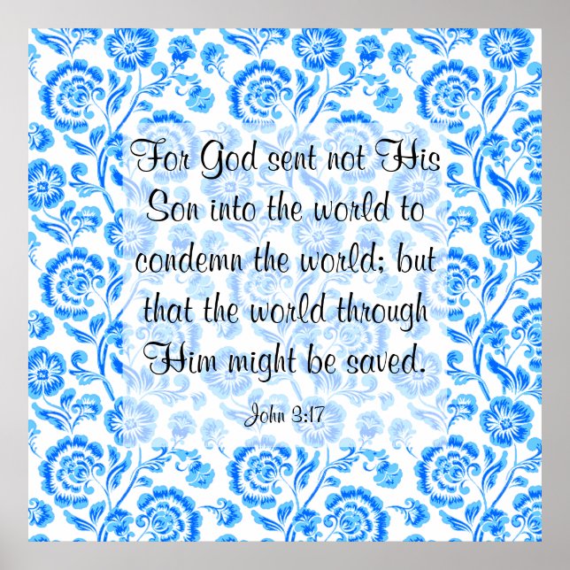 John 3:17 Poster (Frente)