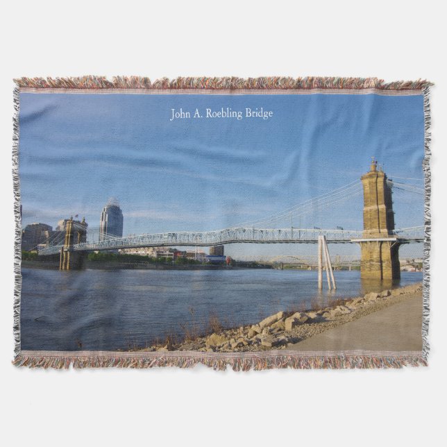 John A. Roebling Bridge lança cobertor (Frente)