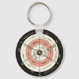 John Abizaid NEW CORRECT MAP FLAT SUFACE Chaveiro