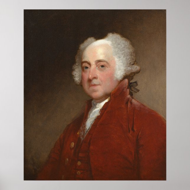 John Adams - Gilbert Stuart Fine Art Poster (Frente)