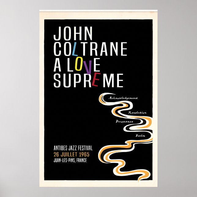 John Coltrane, A Love Supreme, Impressão Original (Frente)