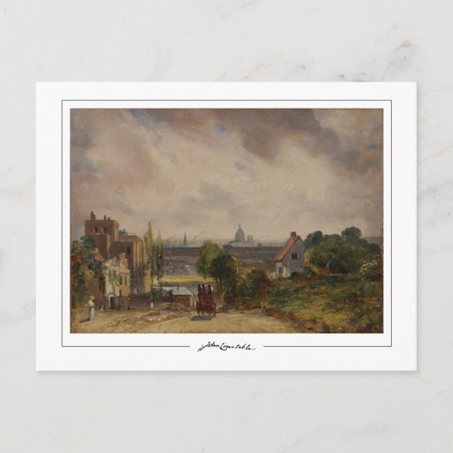 John Constable #20 - Cartão postal de belas artes (Frente)