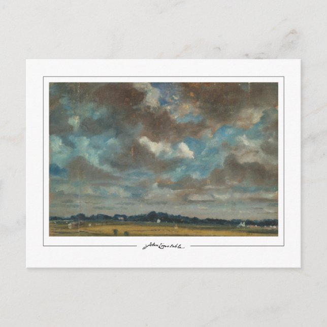 John Constable #21 - Cartão Postal de Arte Fina (Frente)