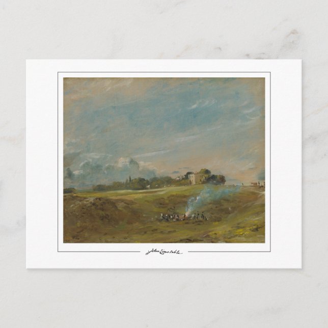 John Constable #471-2 - Cartão Postal de Arte Refi (Frente)