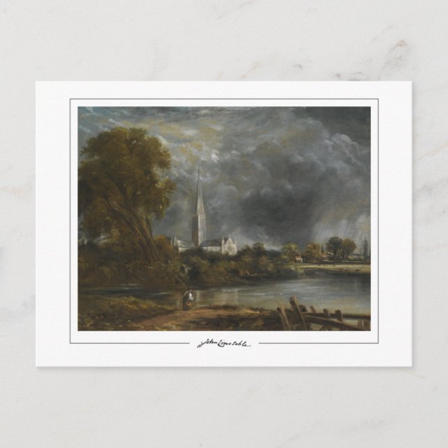 John Constable #47-2 - Cartão Postal de Arte Fina (Frente)