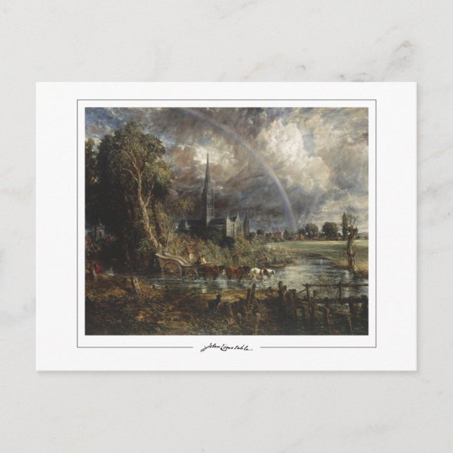 John Constable #520-2 - Cartão postal de arte fina (Frente)