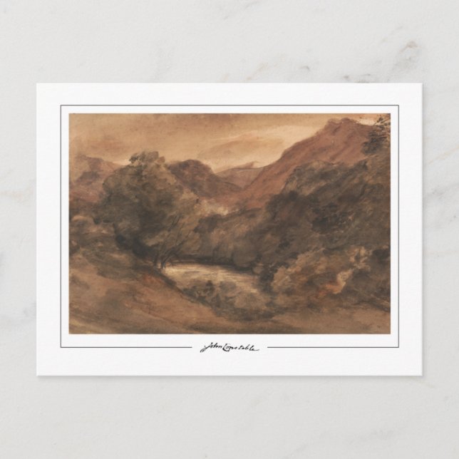 John Constable #558-2 - Cartão Postal de Arte Refi (Frente)