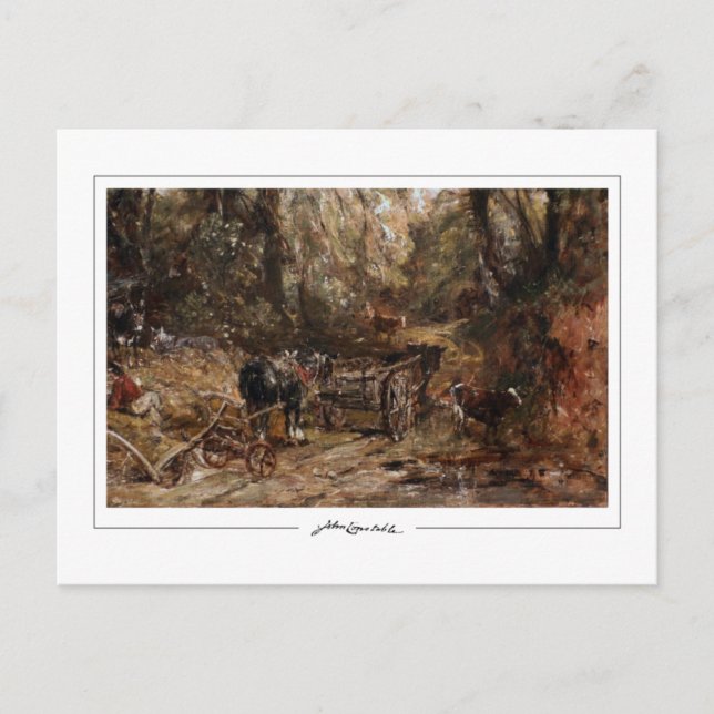 John Constable #66-2 - Cartão Postal de Arte Fina (Frente)