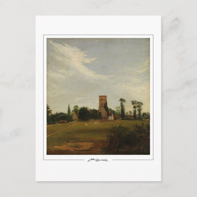 John Constable #74-2 - Cartão Postal de Arte Fina (Frente)