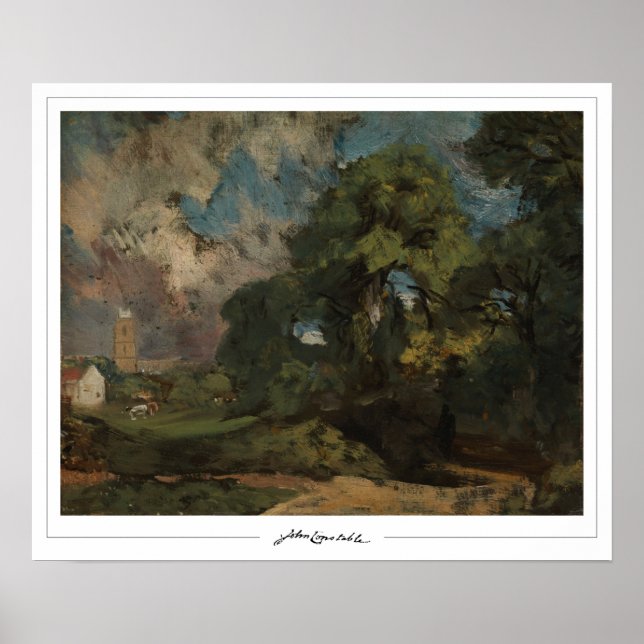 John Constable Zedign Art Poster nº 245-2 (Frente)