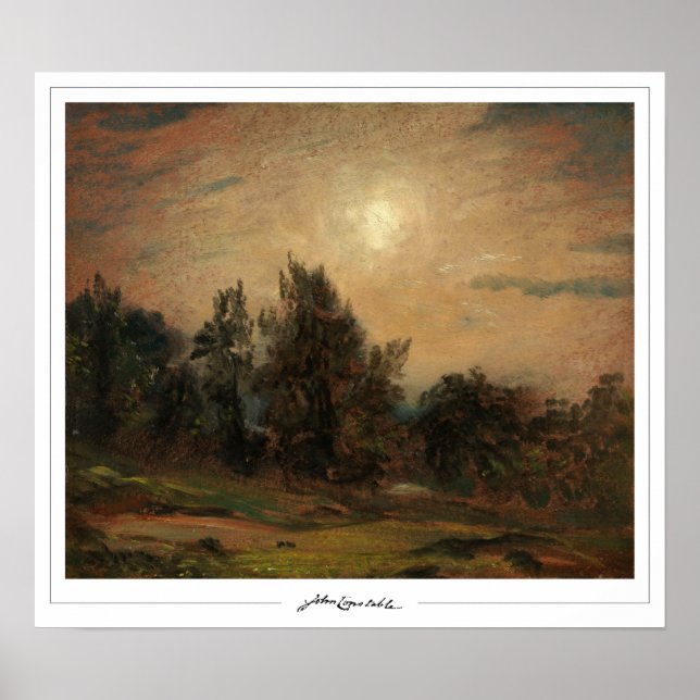 John Constable Zedign Art Poster nº 335-2 (Frente)
