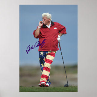 John Daly Assinou Impressão de Foto de Golfe Fuman