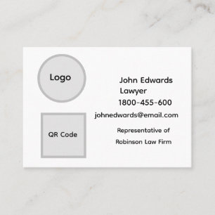 John Edwards Modelo Cartão de visita