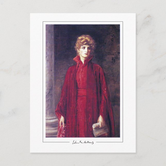 John Everett Millais # 149 - Cartão postal de arte (Frente)