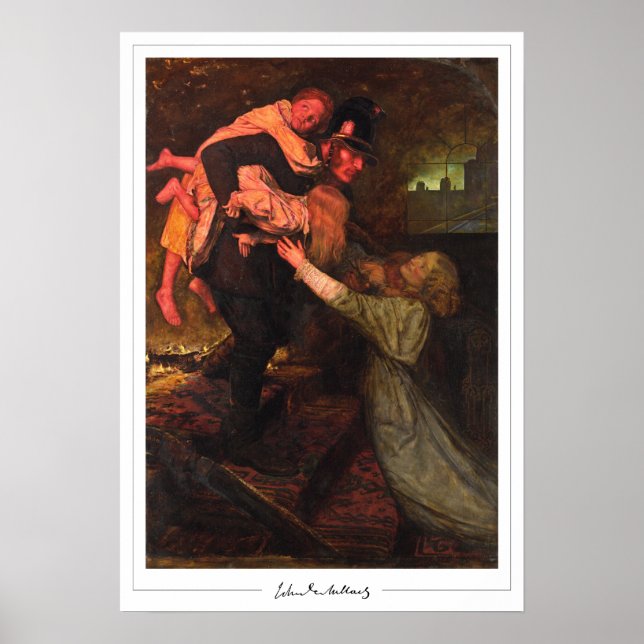 John Everett Millais Zedign Art Poster nº 7 (Frente)