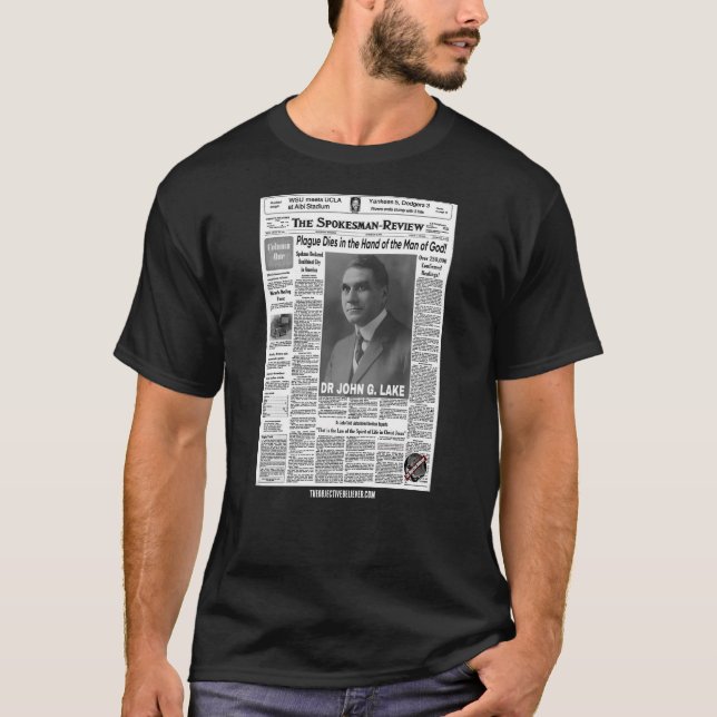 John G. Lake Miracle Healing Power T-Shirt (Frente)