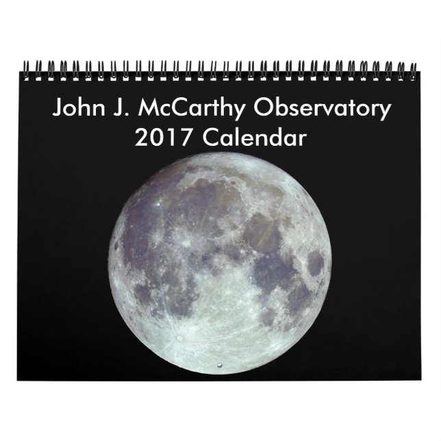 John J. Observatório McCarthy Calendário 2017 (Capa)