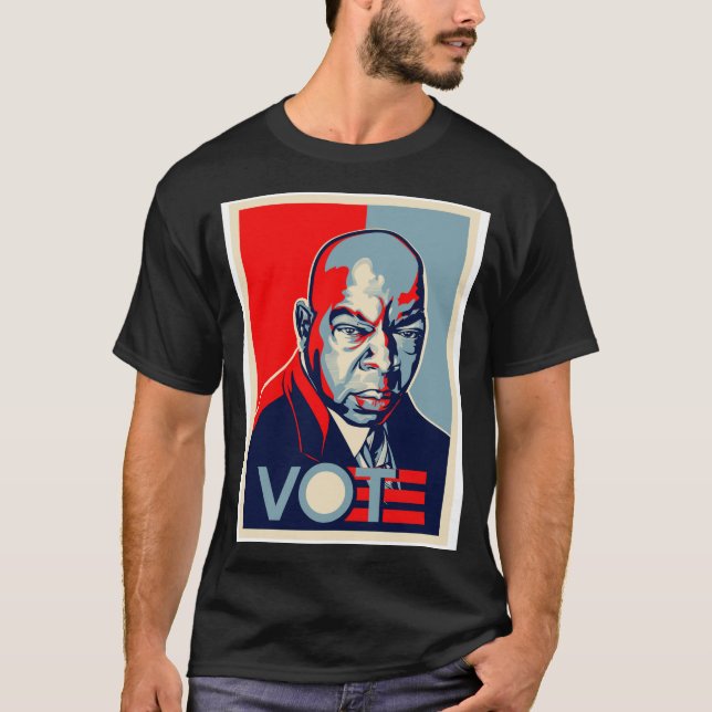 John Lewis VOTE T-Shirt (Frente)