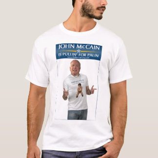 John McCain é Pullin para o t-shirt de Palin