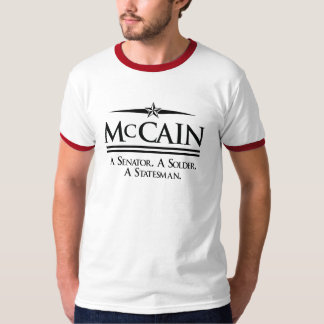 John McCain: T-shirt do homem político