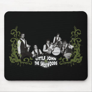 John pequeno e o mousepad preto dos sherwoods