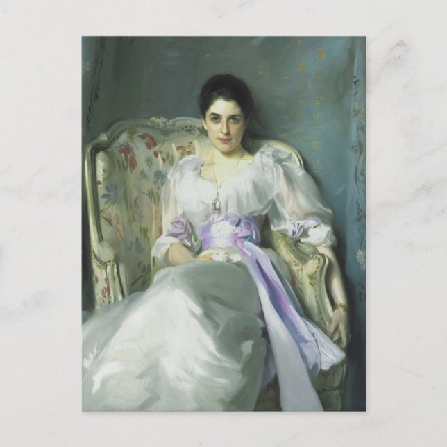 John Singer Sargent Lady Agnew Cartão postal (Frente)