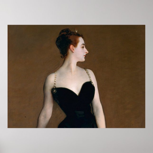John Singer Sargent Madame X pintura impressão (Frente)