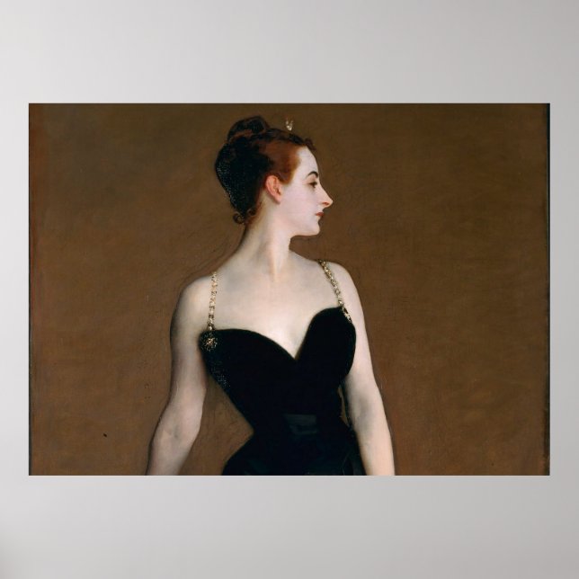 John Singer Sargent Madame X pintura impressão (Frente)