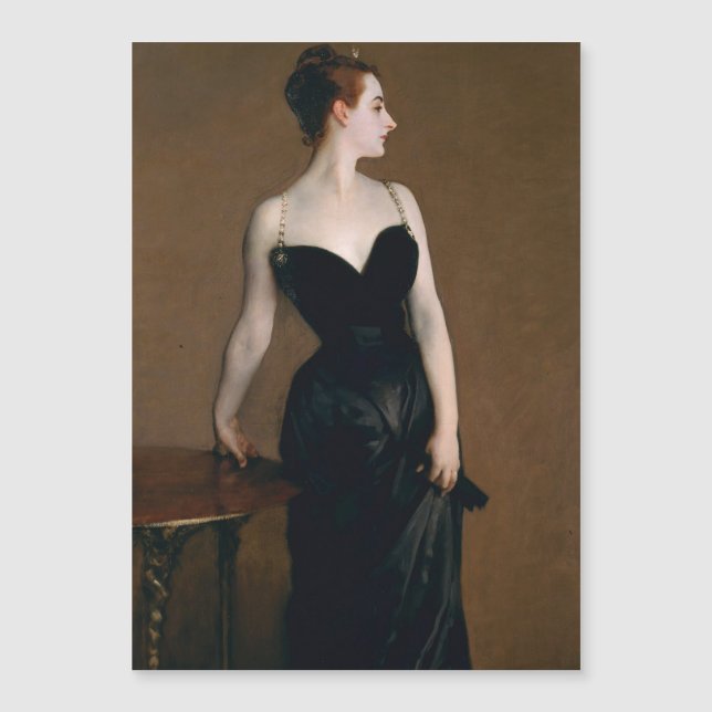 John Singer Sargent Madame X Retrato Clássico (Frente)
