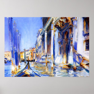 John Singer Sargent Rio dell’Angelo Veneice Poster