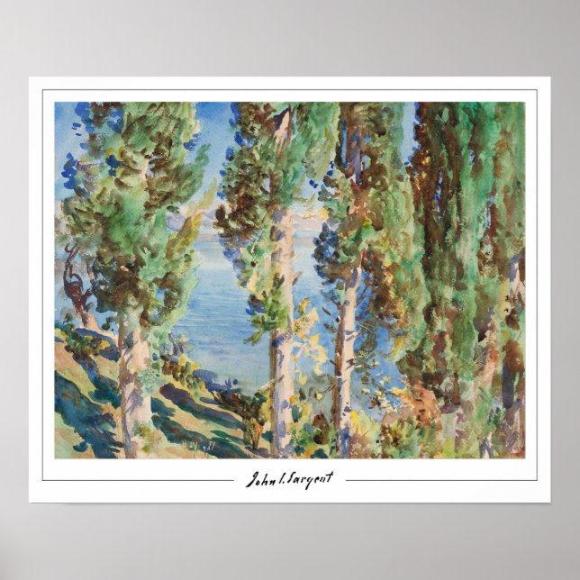 John Singer Sargent Zedign Art Poster nº 11 (Frente)