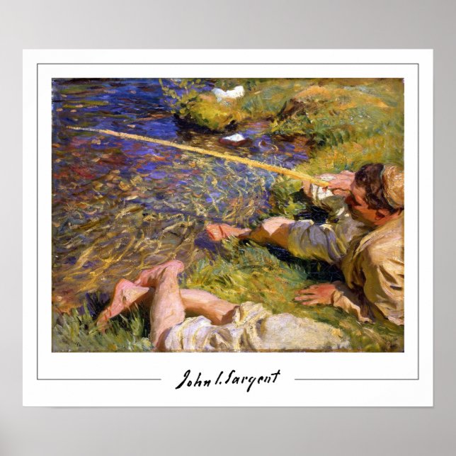 John Singer Sargent Zedign Art Poster nº 133 (Frente)