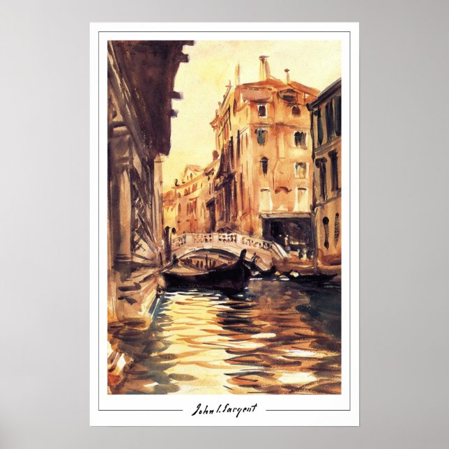 John Singer Sargent Zedign Art Poster nº 133 (Frente)