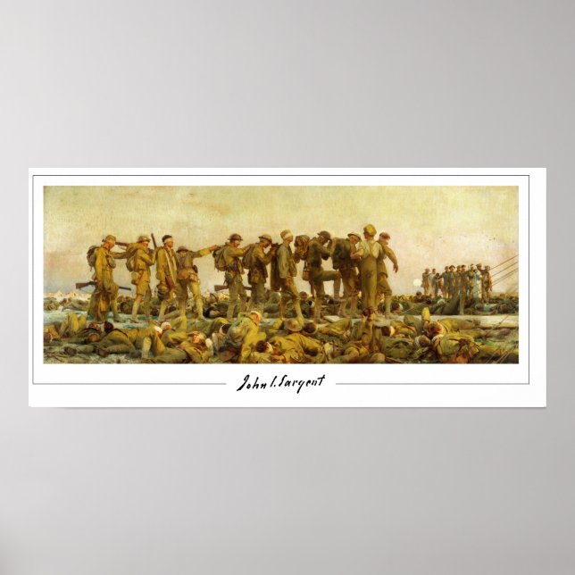 John Singer Sargent Zedign Art Poster nº 15-2 (Frente)