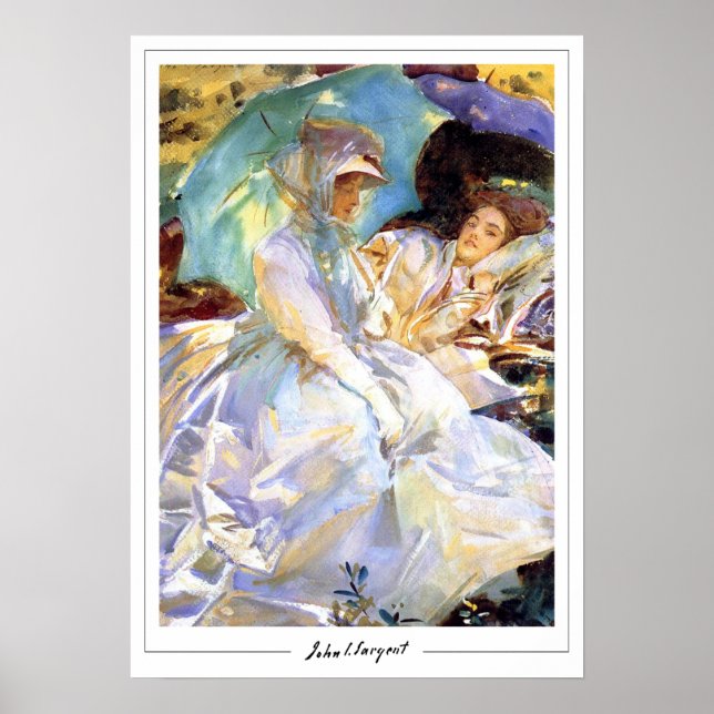 John Singer Sargent Zedign Art Poster nº 178 (Frente)