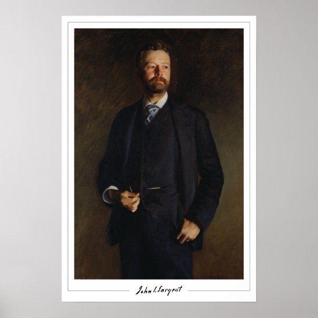 John Singer Sargent Zedign Art Poster nº 18 (Frente)