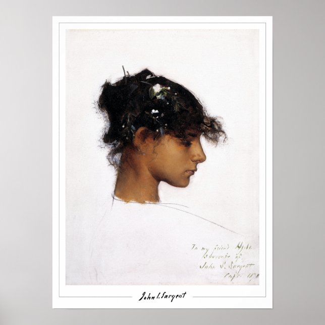 John Singer Sargent Zedign Art Poster nº 2 (Frente)