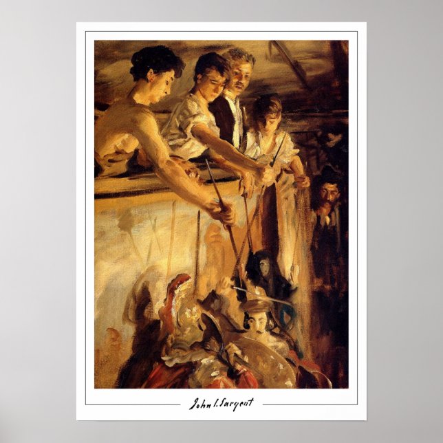 John Singer Sargent Zedign Art Poster nº 215-2 (Frente)