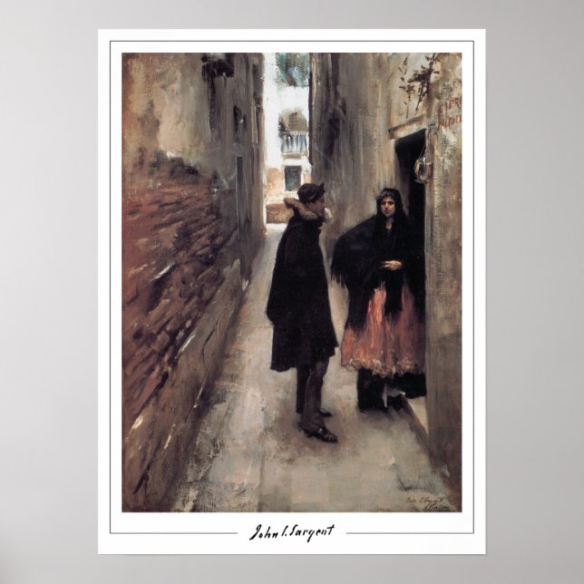 John Singer Sargent Zedign Art Poster nº 24-2 (Frente)