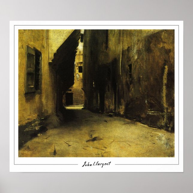 John Singer Sargent Zedign Art Poster nº 337 (Frente)