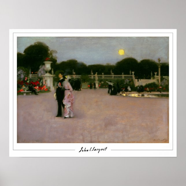 John Singer Sargent Zedign Art Poster nº 5-2 (Frente)