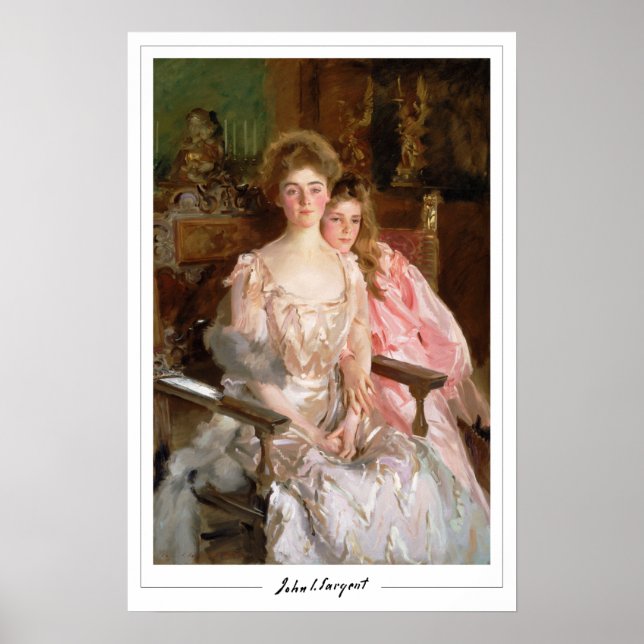 John Singer Sargent Zedign Art Poster nº 8-2 (Frente)