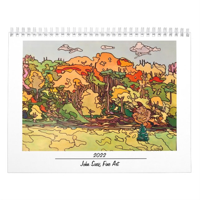 John Suess Fine Art: Calendário da Parede 2022 (Capa)