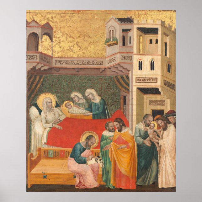 John the Baptist Giovanni Baronzio Fine Art Poster (Frente)