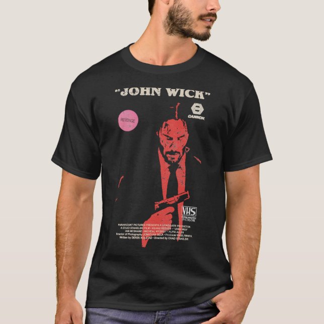 John Wick VHS Camisa Essencial (Frente)