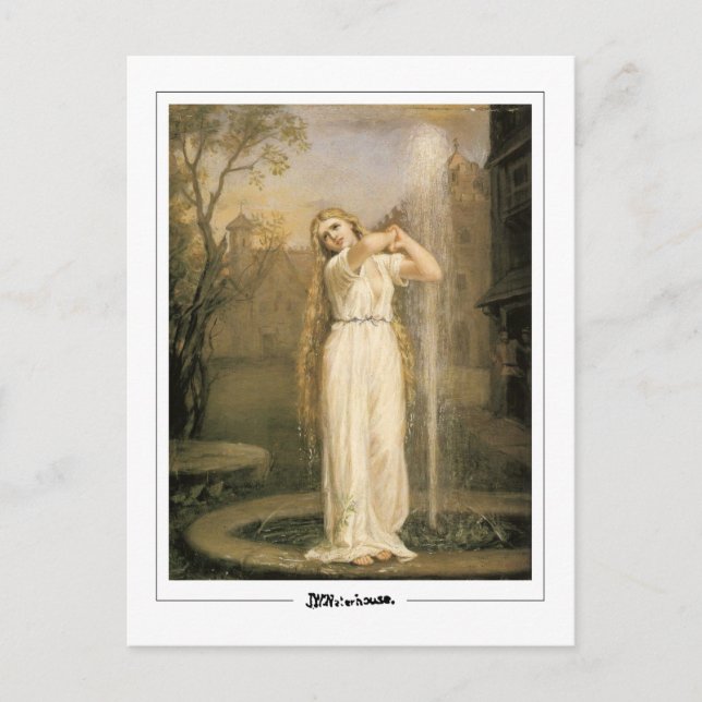 John William Waterhouse #11 - Cartão Postal de Art (Frente)